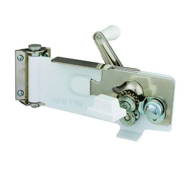 Swing-A-Way Wall Can Opener with Magnetic Lid Lifter