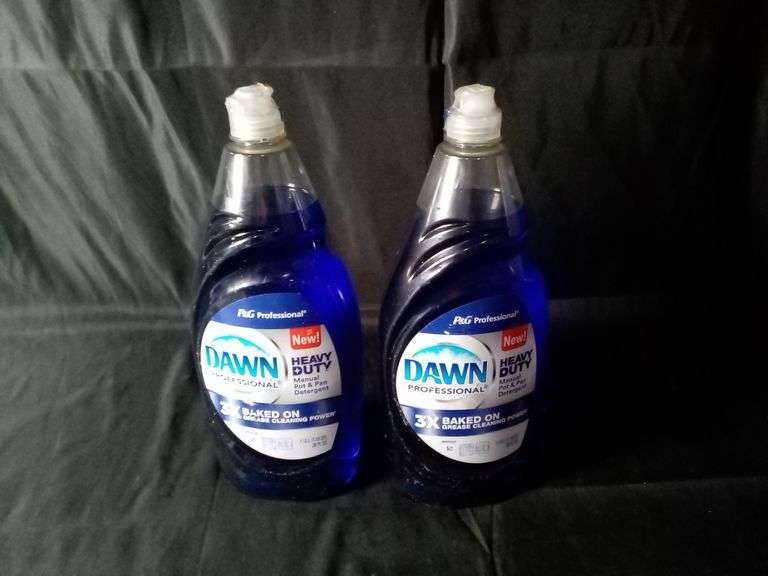 Lot of 2 Dawn Professional Heavy Duty Manual Pot & Pan Detergent – 38 fl oz each