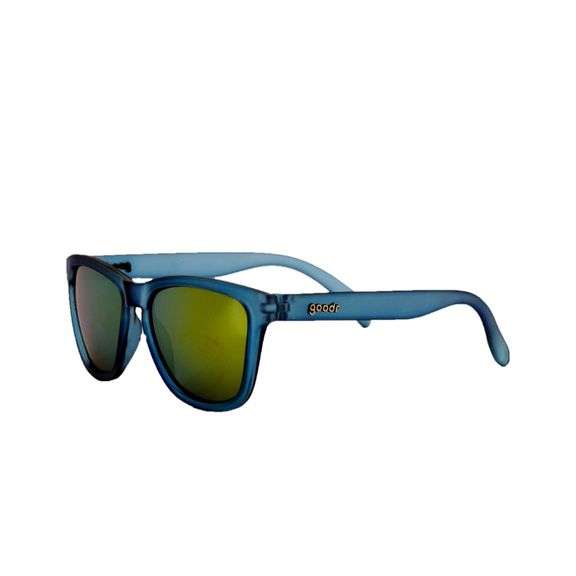 Goodr, OG Running Sunglasses, Medieval Blue/Gold Fusion