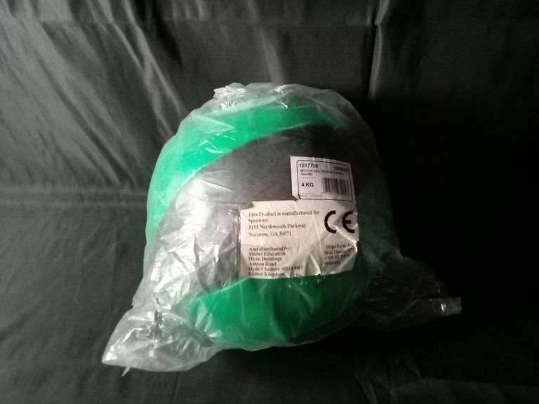 Sportime Strength Medicine Ball – Green/Black 8.8lbs