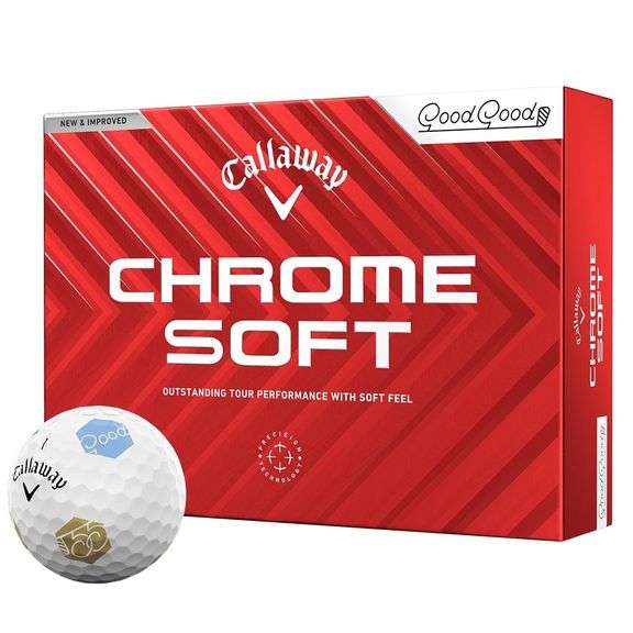 Good Good x Callaway TruTrack Chrome Soft Golf Balls