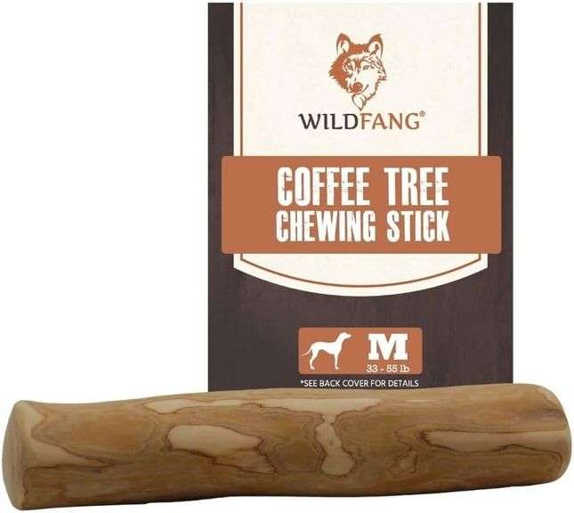 WILDFANG COFFEE TREE CHEWING STICK, Tough Chew Toys, For Medium Size Dogs