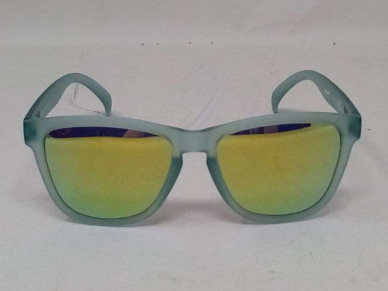 Goodr, OG Running Sunglasses, Medieval Blue/Gold Fusion