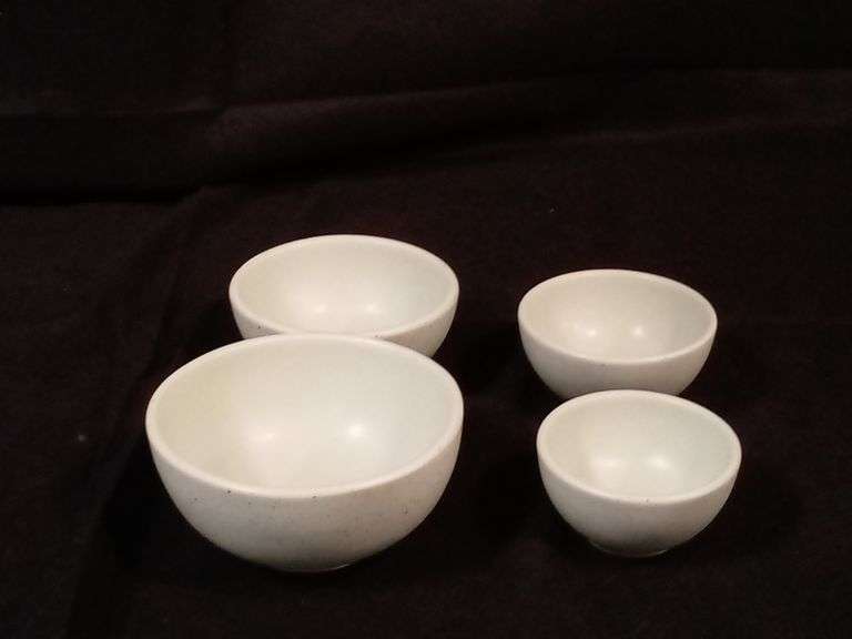 Greg Natale Ceramic Measuring Cups Set – White 4 Piece