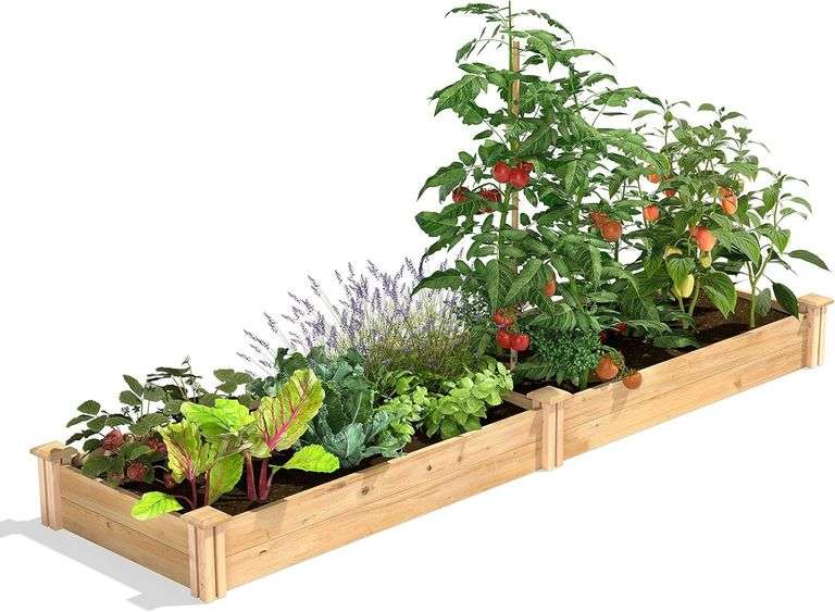Greenes Fence Cedar Raised Garden Bed – Natural RC24967