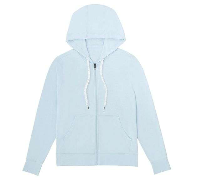 Member's Mark 4-Way Stretch Favorite Soft Full Zip Jacket – Light Blue Size: L