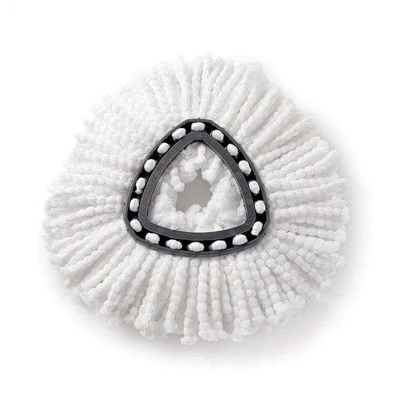Microfiber Mop Headd Replacement for Spin Mop – White