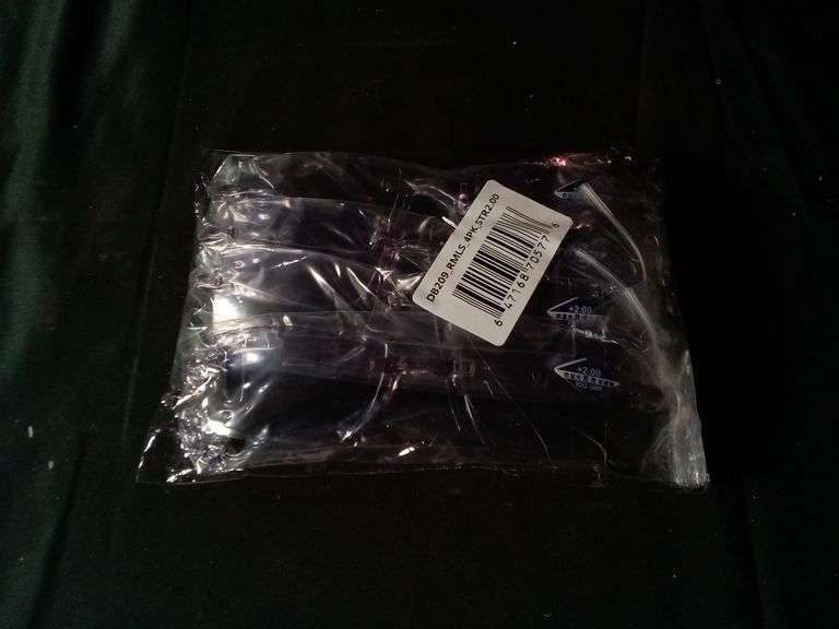 RMLS Reading Glasses – +2.00 PD-62-64MM DB209 4-Count