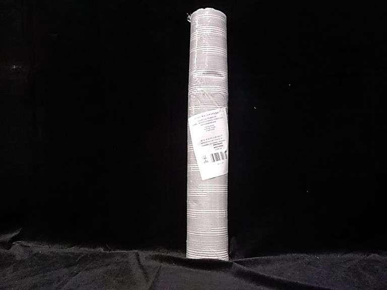 York Wallcovering One Double Roll Wallpaper – Grey/White 26" x 30' RRD7624N