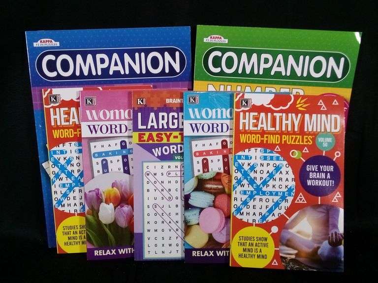 Assortment Of Kappa, Word FInd Puzzle Books