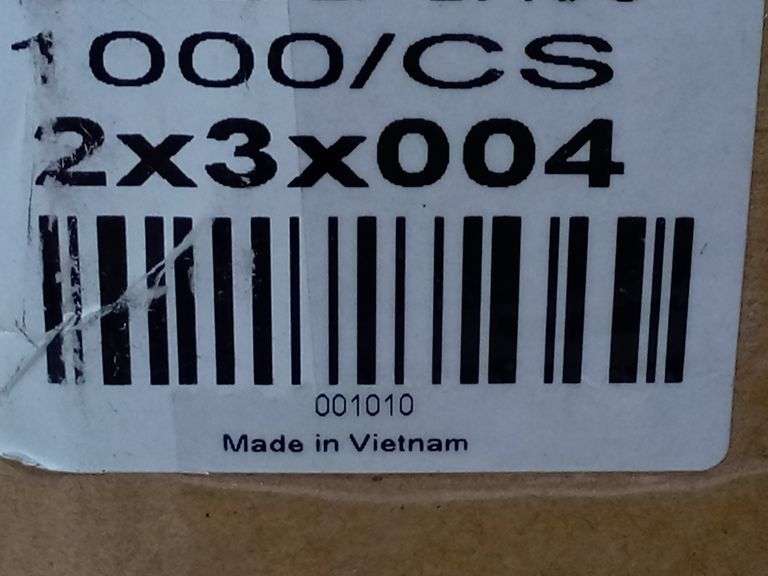 Lot of 2 Small Clear Poly LF Bags, 2"x3", Case 001010,  1000/Pack