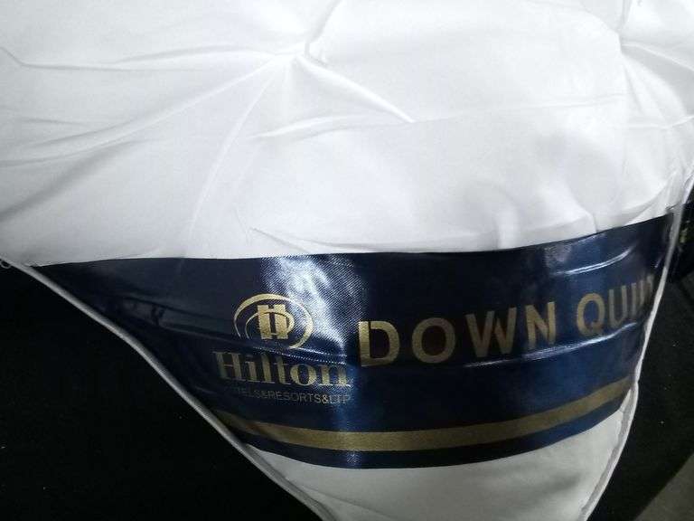 Hilton, Down Quilt Twisted Double Lining Bed Pillow, White