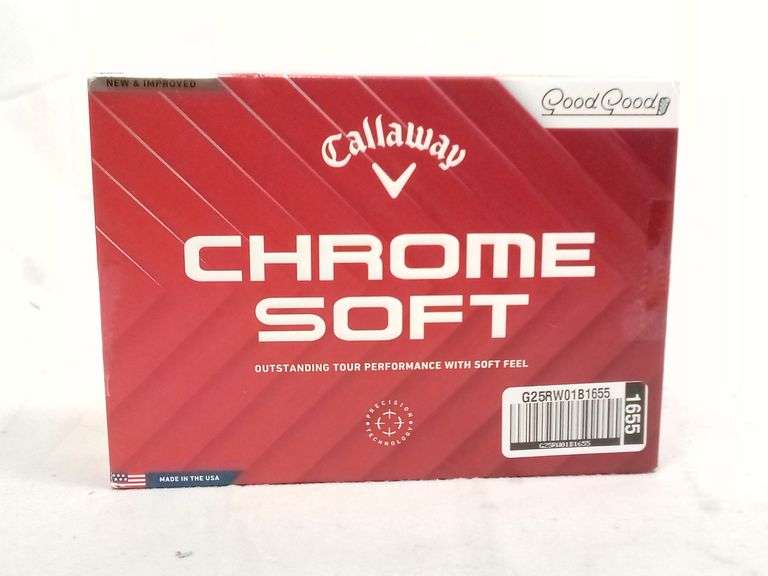 Good Good x Callaway TruTrack Chrome Soft Golf Balls