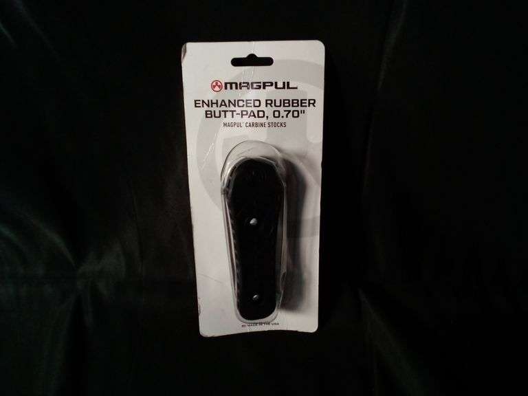 Magpul Enhanced Rubber Butt-Pad – Black 0.70" MAG317