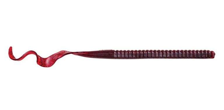 Berkley PowerBait Power Worms Fishing Soft Bait – Plum 10"|25cm Bass 100-Count