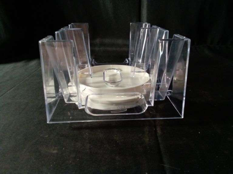 Yuanhe, 6 Deck Revolving Rotating Canasta Playing Card Tray