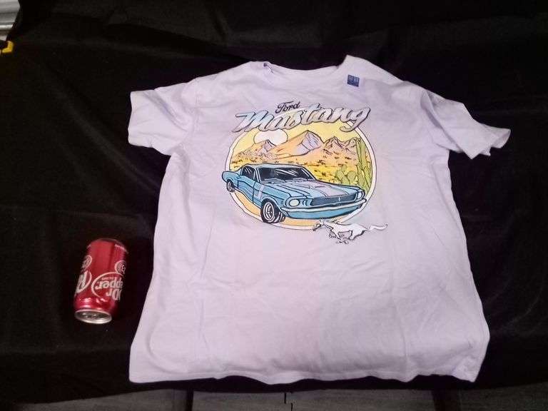 Ford, Mustang Licensed Graphic Tee, Purple, Small