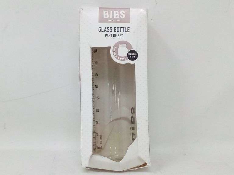 BIBS, Baby Glass Bottle, Anti Colic Feeding Bottle For Babies, 8 Oz