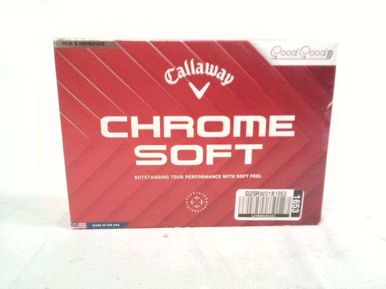 Good Good x Callaway TruTrack Chrome Soft Golf Balls