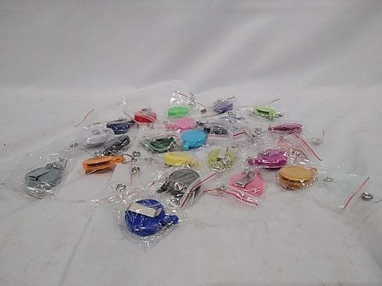 Assortment of Rectractable Badge Reel Yoyo Badge Holder ID Clips