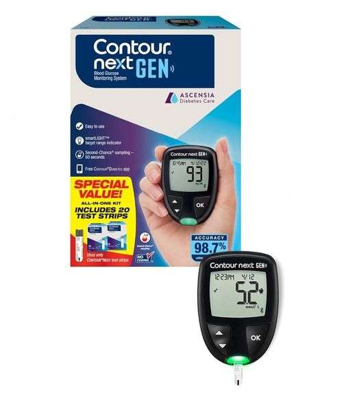 Ascensia Contour Next Gen Blood Glucose Monitoring System