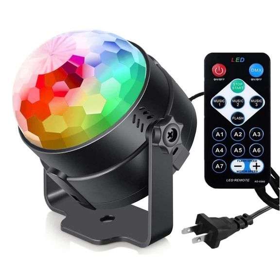 LED Magic Ball Party Light with Remote Control