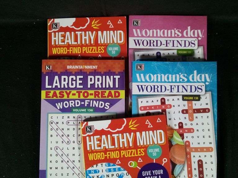 Assortment Of Kappa, Word FInd Puzzle Books