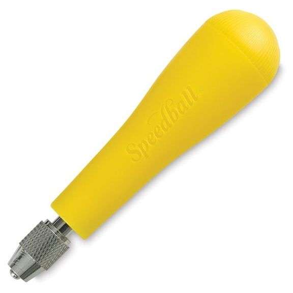 Lot of 6 Speedball Linoleum Cutter Handle – Yellow