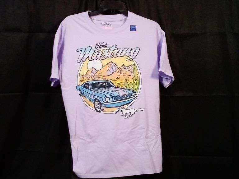 Ford, Mustang Licensed Graphic Tee, Purple, Small