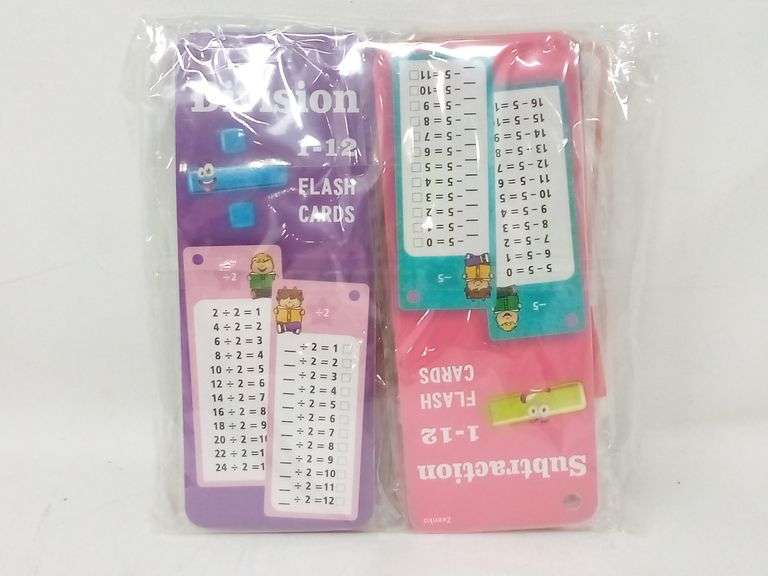 Assortment Of Zeenko, Educational Flash Cards