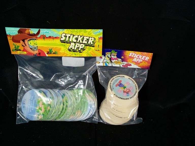 2 Packs of "Anti-Alcohol"  Stickers