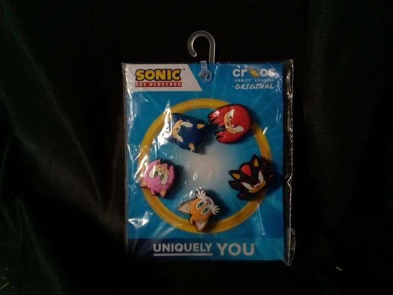 Crocs Jibbitz Sonic The Hedgehog Shoe Charms – 5-Pieces