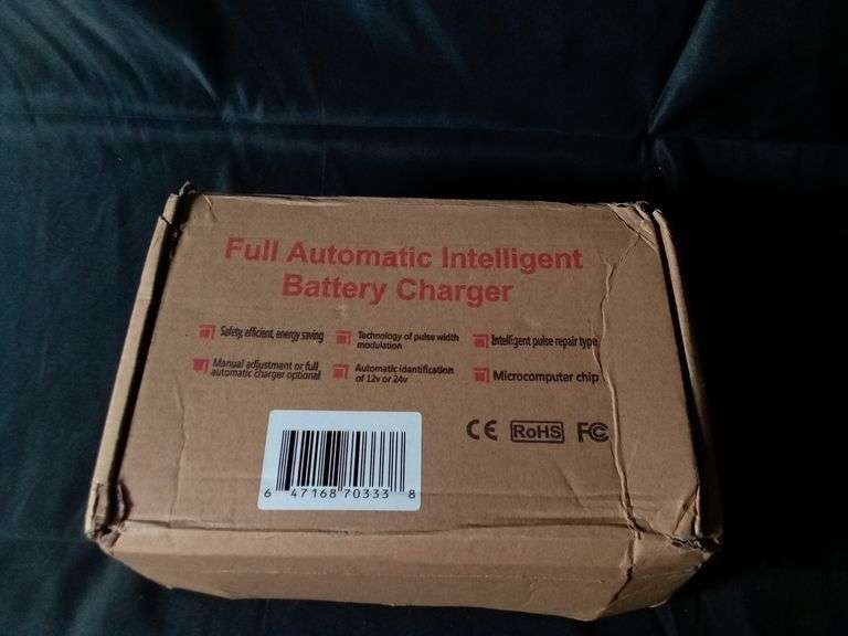 Full Automatic Intelligent Battery Charger – Red 100Ah MF-2