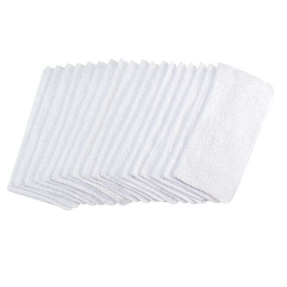 Mainstays Washcloth Bundle – White 11" x 11" 18 Count