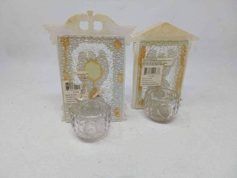 Set of 2 Angel Tea Candle Holders