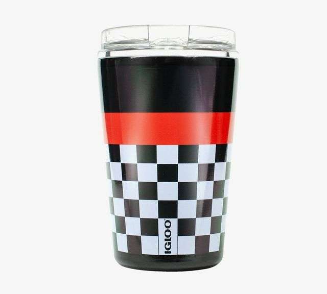 Igloo Checkers Stainless Steel Tumbler – Red/Black/White 12 fl oz