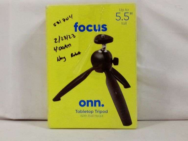 Onn, Tabletop Tripod With Ball Head, 5.5"