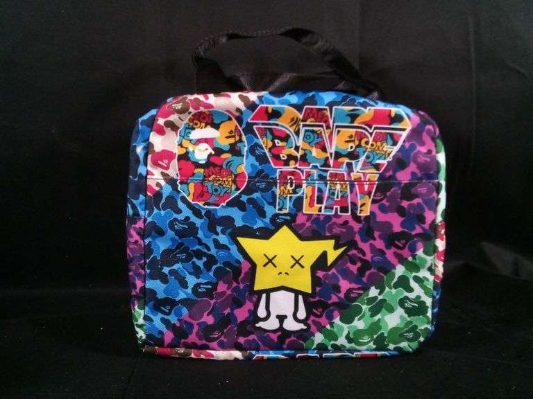 Insulated Camo Lunch Tote, Leakproof Cooler Bag, 6" x 9"