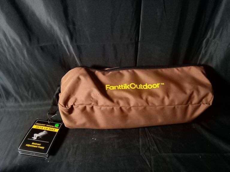 Fanttik Outdoor Zeta L8 Max Rocklean Camping Chair with Storage Bag – Brown