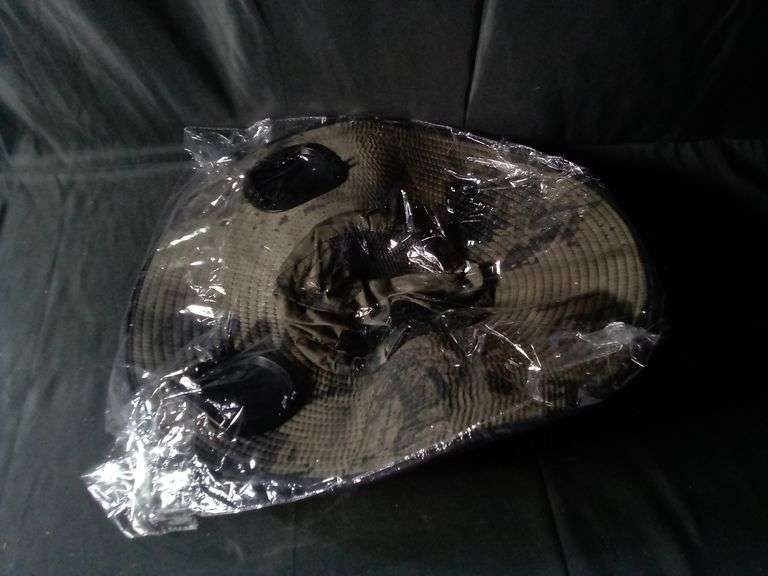 Dual Fan Solar Fan Hat with Wide Brim