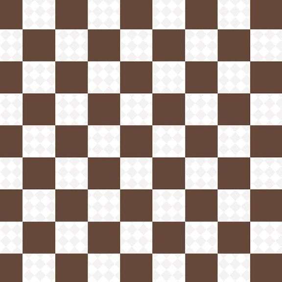 Pack of Brown & White Checkered Pattern Tissue Paper