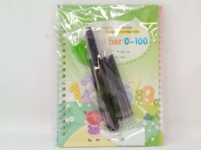 Reusable Magic Ink Copybook, 0-100 Writing Practice For Kids