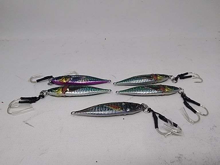 Assortment of 5 Fishing Baits