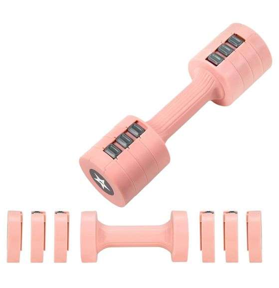 East Mount, Adjustable Hand Dumbbell, Pink