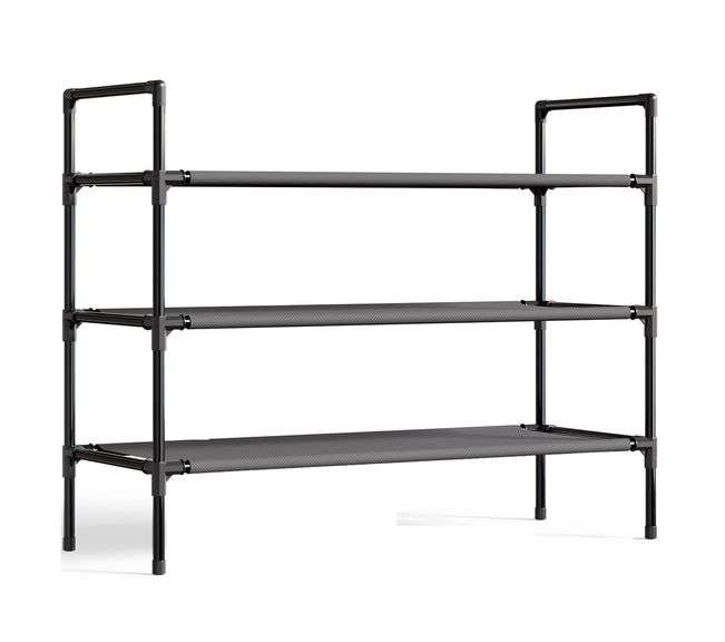 Sakugi 3-Tier Shoe Rack – Black
