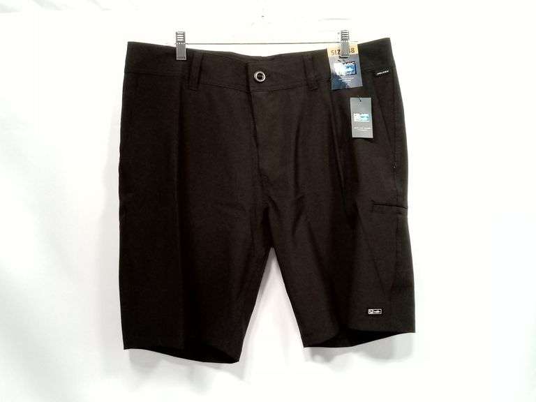 Men's Pelagic Mako 20" Hybrid Shorts – Black Size: 38