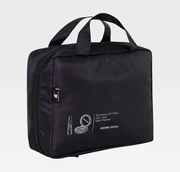 Tote & Carry Original Design Fabric Polyester Travel Packing Cubes – Black