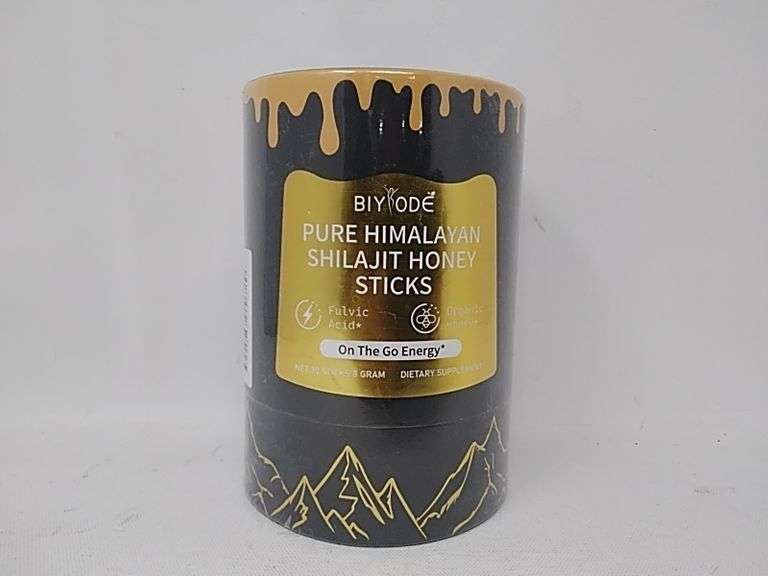 Biyode Pure Himalayan Shilajit Honey Sticks Dietary Supplement – 30 Sticks