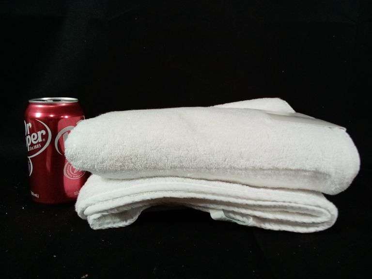 Haven Organic Cotton Turkish Bath Towel – White 28" x 55"