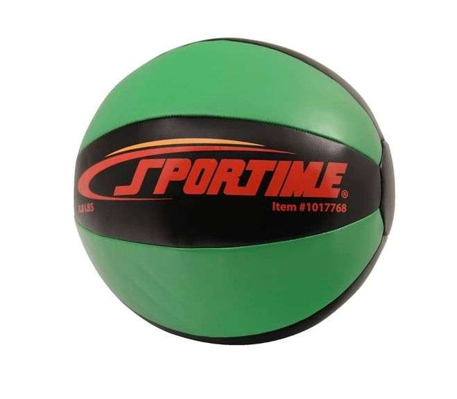 Sportime Strength Medicine Ball – Green/Black 8.8lbs